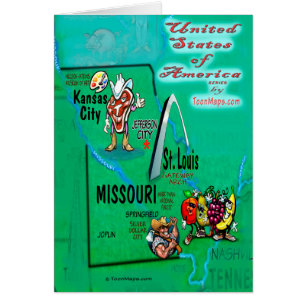 Carte Missouri USA
