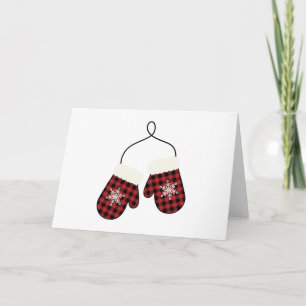 Carte Mittens hiver