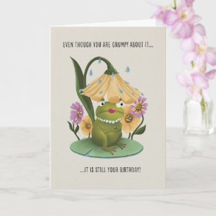 Carte Mlle Grenouille Grincheuse