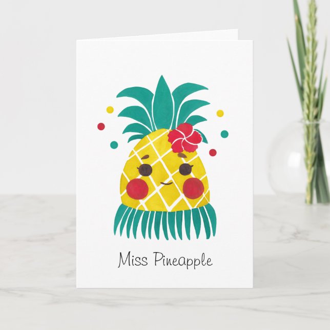 Carte Mlle Hawaiian Pineapple (Devant)