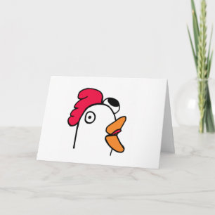 Carte Mme Rude Chicken Head Card