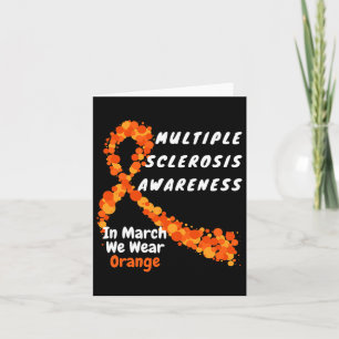 Carte Mme Sclérose en plaques Marche de sensibilisation 