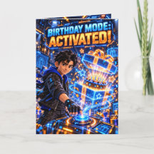 Carte Mode Anniversaire AnimatedLabbs Kai Activée