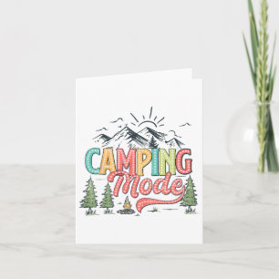 Carte Mode Camping Sur Funny Camper Nature Lover Scout H