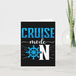 Carte Mode Croisière Bateau de Croisière en Mer sur un N