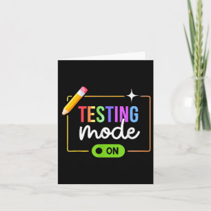 Carte Mode De Test Drôle Le Jour De Test Motivationnel P
