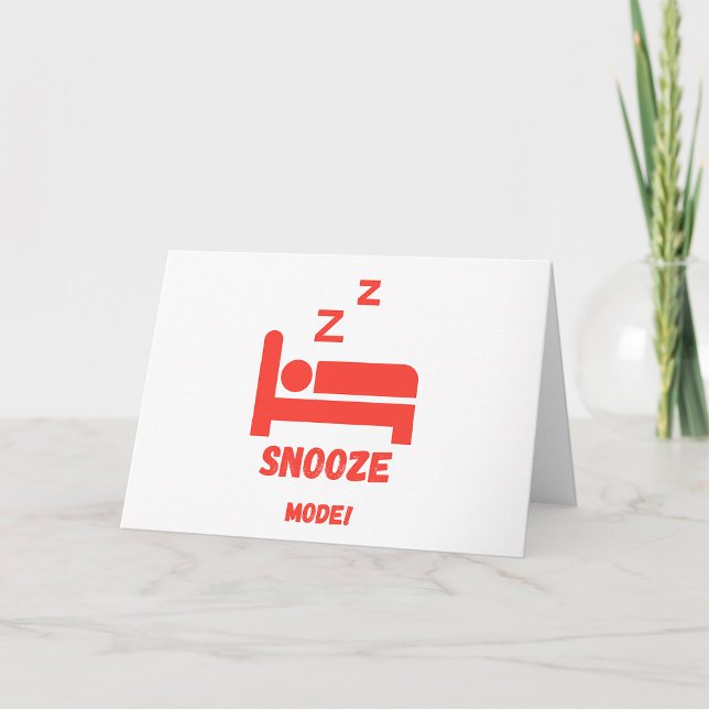 Carte Mode Snooze (Créateur téléchargé)