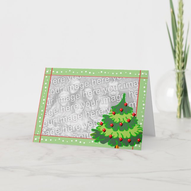 Carte modèle de Noël (Devant)