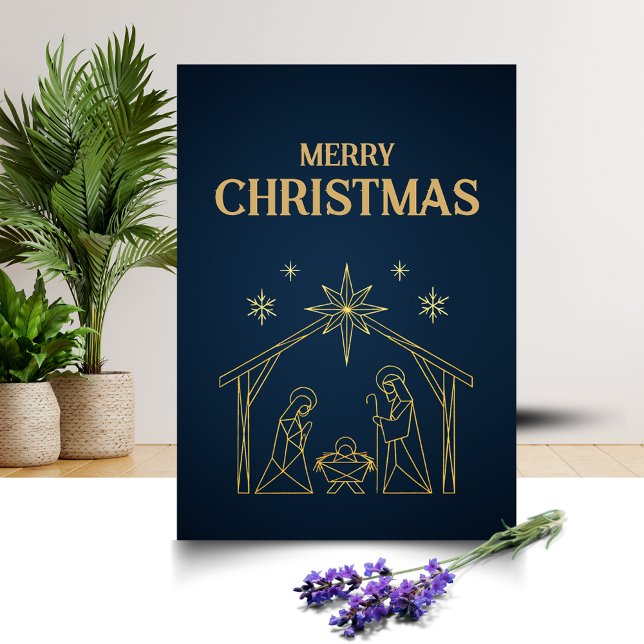 Carte Moder and Minimal Christmas Card Design (Créateur téléchargé)