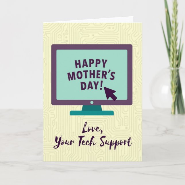 Carte Modern Mothers Day Display Card (Devant)