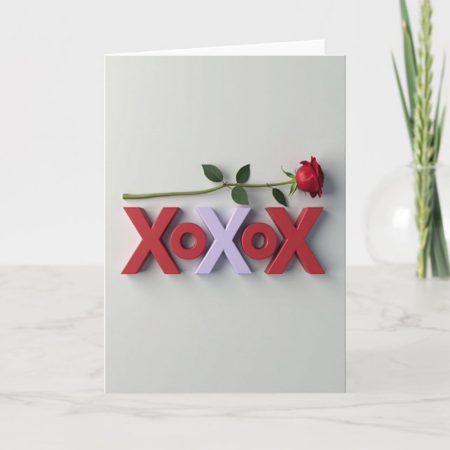 Carte Modern Romance Xoxo Card (Devant)