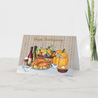 Carte moderne Bon thanksgiving Day