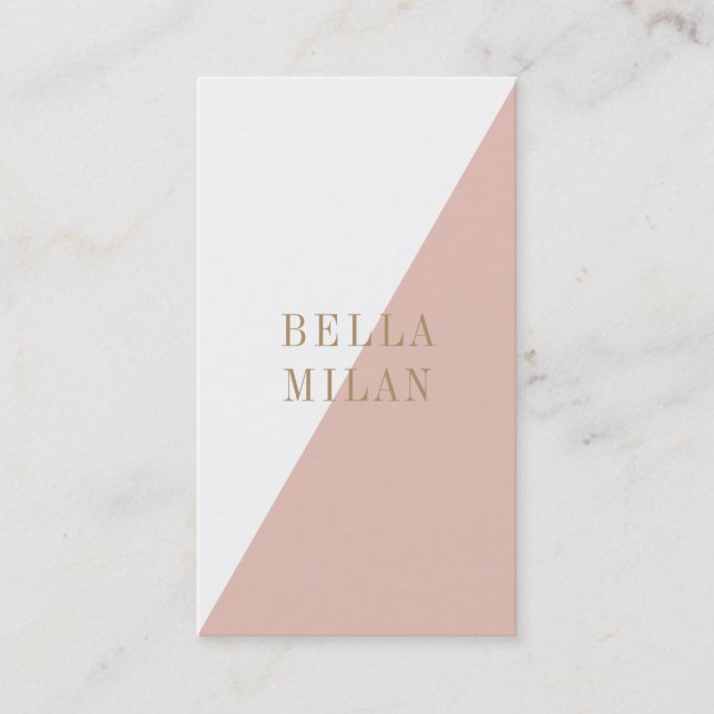 Carte moderne chic de Busniess (Devant)