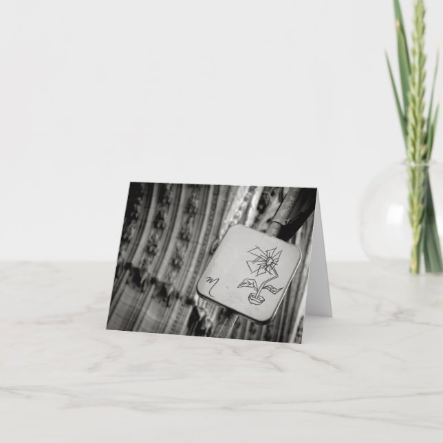 Carte moderne de fleur (Devant)