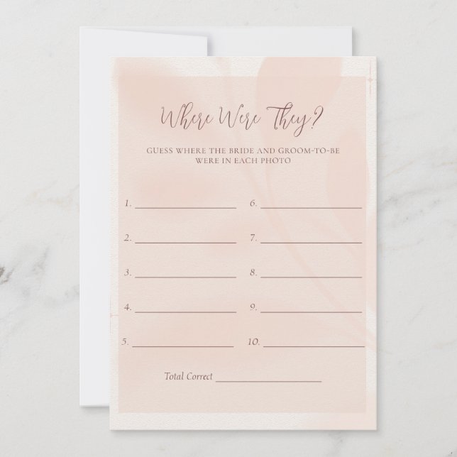 Carte moderne de jeu de douche à fleurs rose autom (Devant)