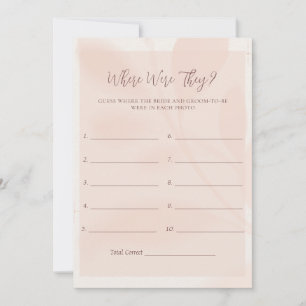 Carte moderne de jeu de douche à fleurs rose autom