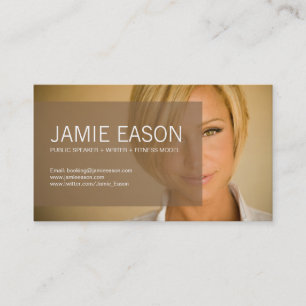 Carte moderne de profil - Jamie Eason