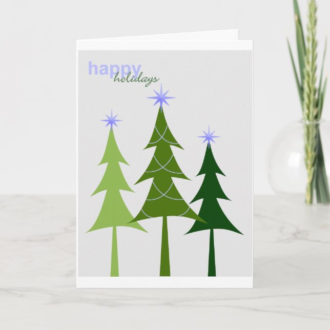 Carte moderne de vacances (Devant)