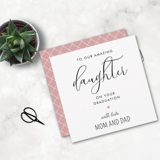 Carte Moderne et mignonne école de filles diplôme collég (Créateur téléchargé)