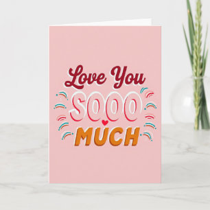 Carte Moderne Love You Much
