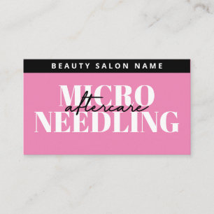 Carte moderne Microneedling Aftercare