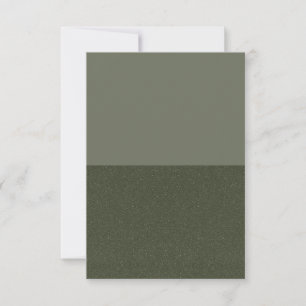 Carte moderne Moss Green Flat Note Modèle - Person