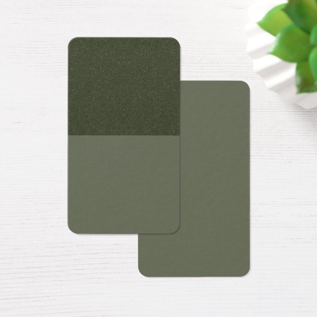 Carte moderne Moss Green Split Texture - Personnal (Bureau)