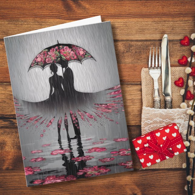Carte moderne romantique et mignonne pour l'annive (Créateur téléchargé)