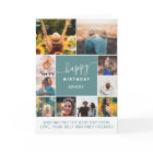 Moderne simple anniversaire turquoise 10 photo col