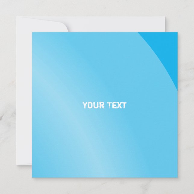 Carte Moderne Tourquise Ombragé Qr Code (Devant)