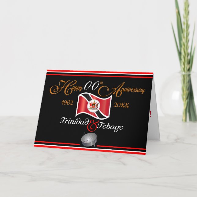 Carte Modifiable - Joyeux anniversaire de l'indépendance (Devant)