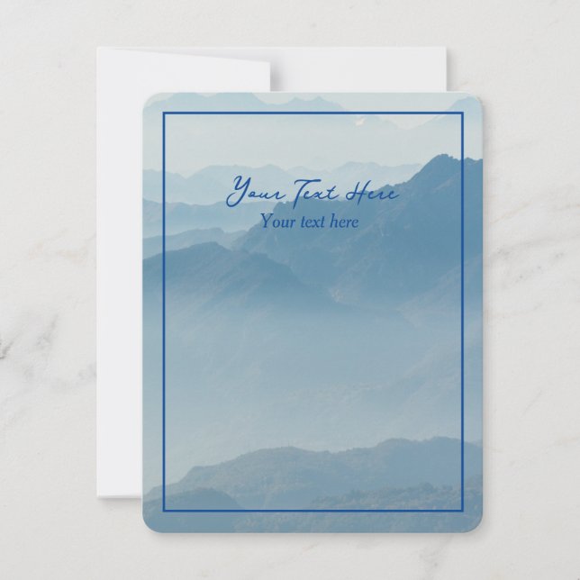 Carte modifiable pour les montagnes (Devant)