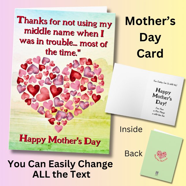 Carte Modifier le texte, Merci de ne pas utiliser mon de (Créateur téléchargé)