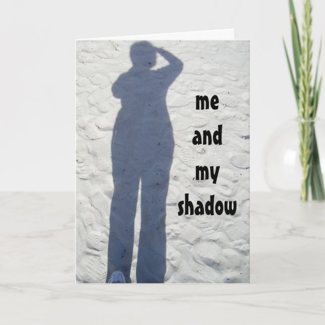 CARTE MOI ET MON OMBRE VOUS SOUHAITENT BIEN (Devant)