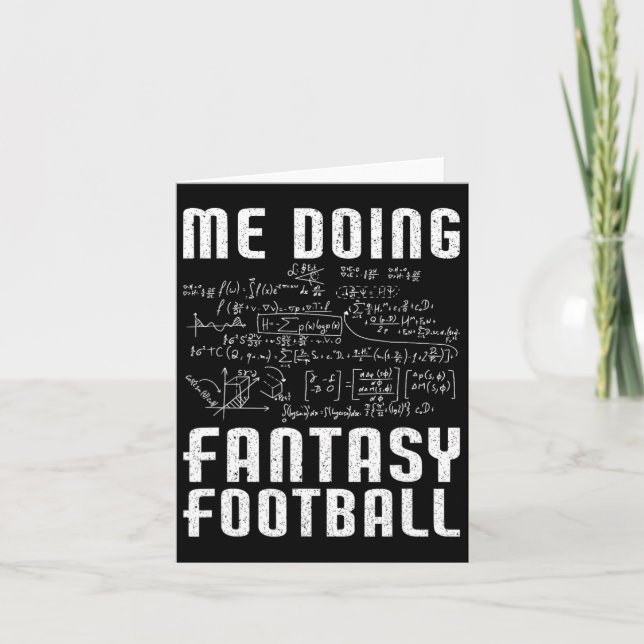 Carte Moi Faire Imaginaire Football Jour Jour Fantaisie  (Devant)