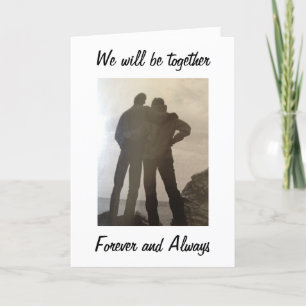 CARTE MOI/TOI POUR TOUJOURS ET À JAMAIS - AMOUR D'ANNIVE