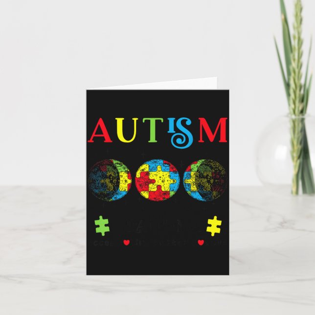 Carte Mois de la journée de sensibilisation à l'autisme  (Devant)