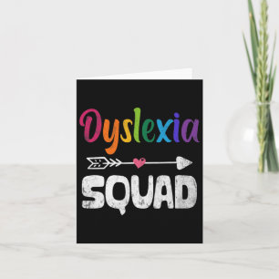 Carte Mois de la sensibilisation Dyslexie Professeur Thé