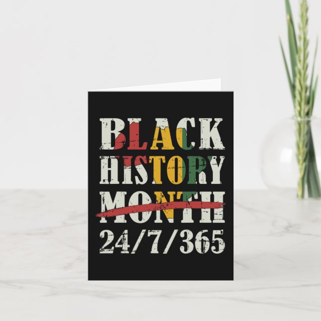Carte Mois De L'Histoire Des Noirs 247365 Avec Drapeau C (Devant)