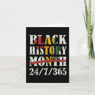 Carte Mois De L'Histoire Des Noirs 247365 Avec Drapeau C