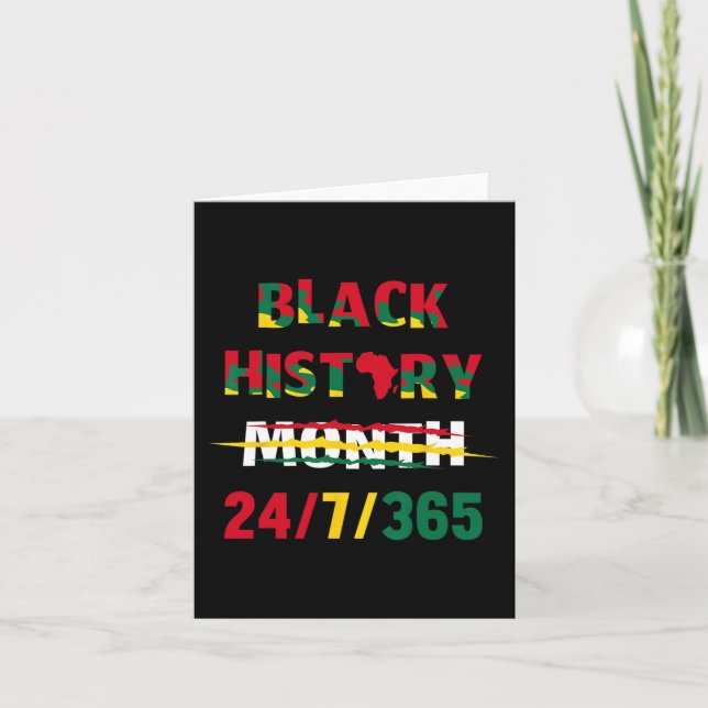 Carte Mois de l'histoire des Noirs 247365 Histoire afro- (Devant)