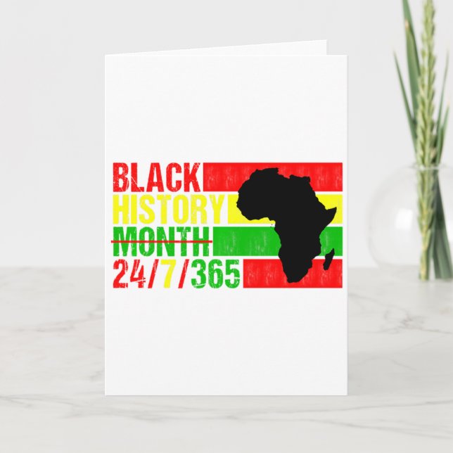 Carte Mois de l'histoire des Noirs 247365 Mois de l'hist (Devant)