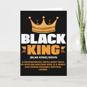 Carte Mois de l'histoire des Noirs Couronne de définitio
