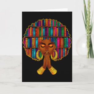 Carte Mois de l'histoire des Noirs Femmes Afro Amoureuse