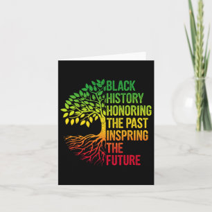 Carte Mois de l'histoire des Noirs honorant le passé Ins