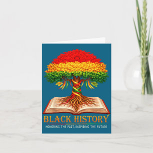 Carte Mois de l'histoire des Noirs honorant le passé ins