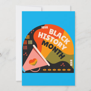 Carte Mois de l'histoire des Noirs - Invitation av