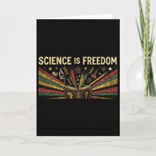 Carte Mois de l'histoire des Noirs La science est la lib