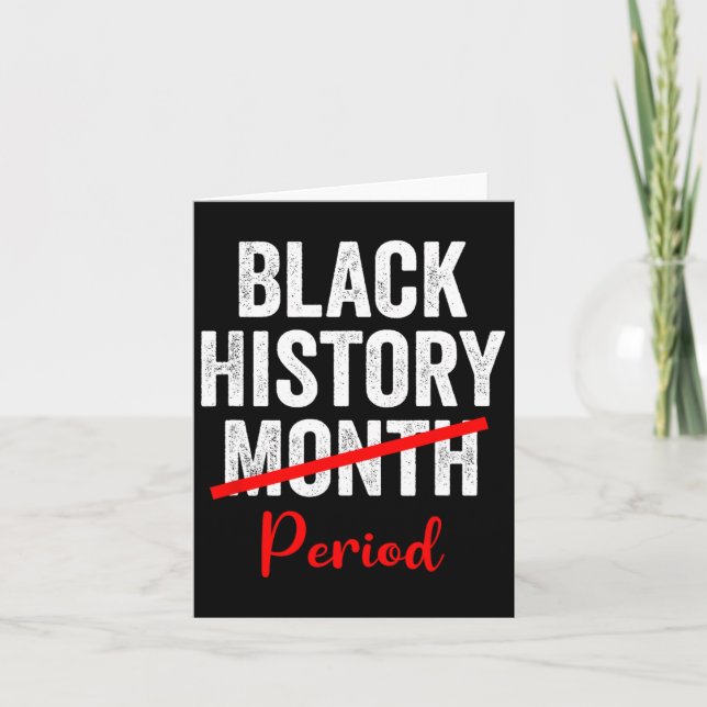 Carte Mois de l'histoire des Noirs Période 1 (Devant)