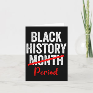 Carte Mois de l'histoire des Noirs Période 1